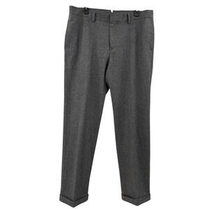 LL BEAN MENS WOOL BLEND PANTS WOOL NYLON LYCRA Dress Pants Size 36